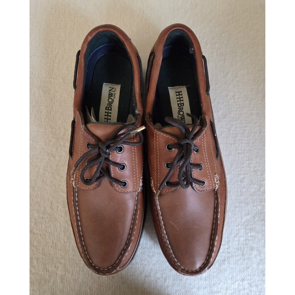 Vintage 90s H.H. Brown Luger Gore-Tex Boat Shoes Mens 9.5 M Aquatred w/ Box